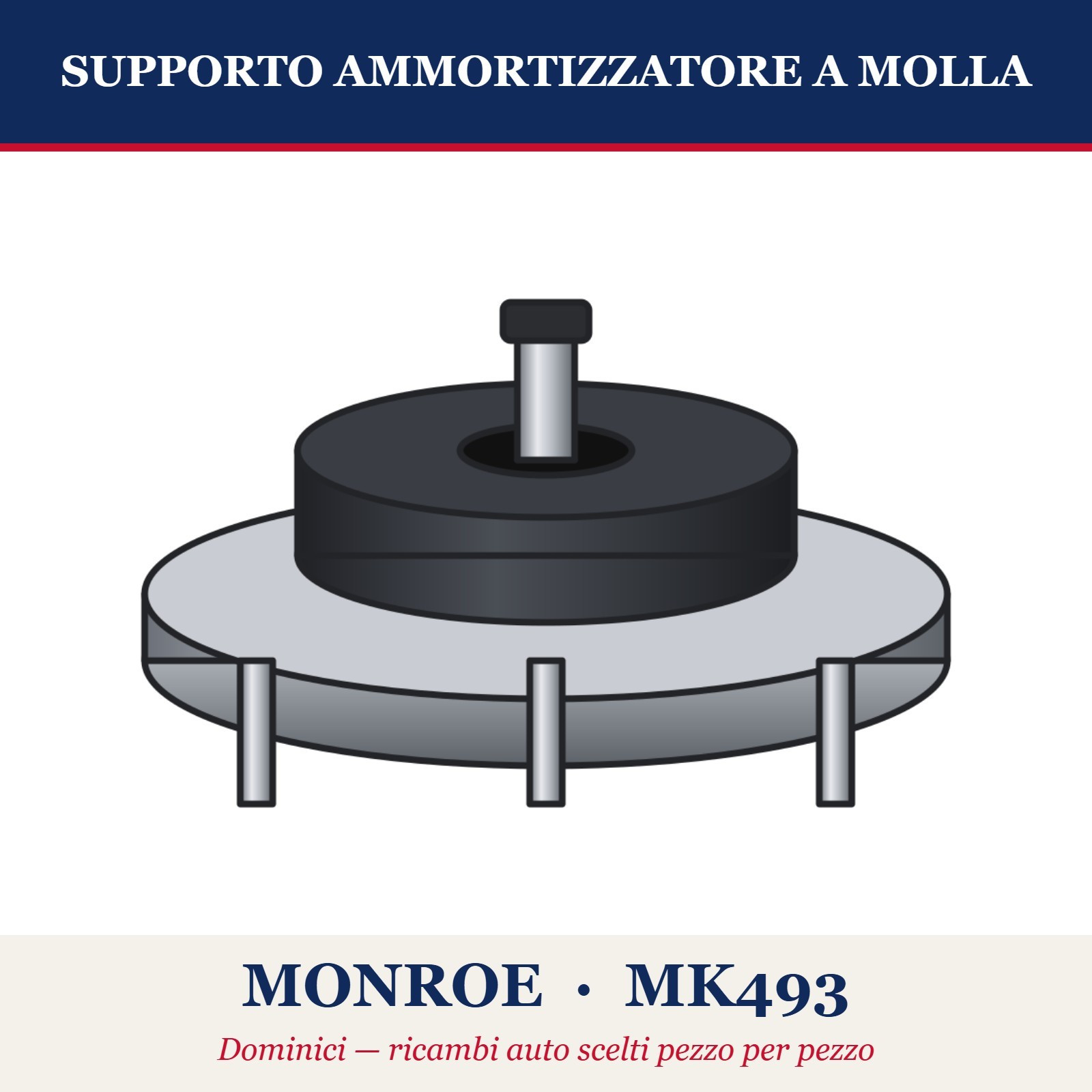 Monroe Supporto Ammortizzatore A Molla Mk493 - Immagine 2