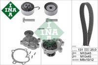 INA 530033830 Wasserpumpe + Zahnriemensatz Zahnriemensatz Und Wasserpumpe