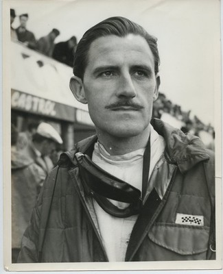 Graham Hill F1 Fahrer Rennen 1963 Pressefoto
