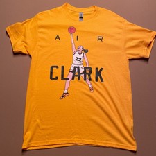 Caitlin Clark Shirt Womens Medium Yellow Iowa Hawkeyes Indiana Fever WNBA