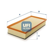 UFI 2x Luftfilter 30.A25.00/2x Filtereinsatz für VW TOUAREG 7LA 7L6 7L7 7P5 7P6