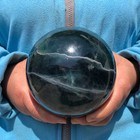 7.3LB Natural green fluorite Quartz sphere Crystal ball Mineral specimen Healing — photo 6