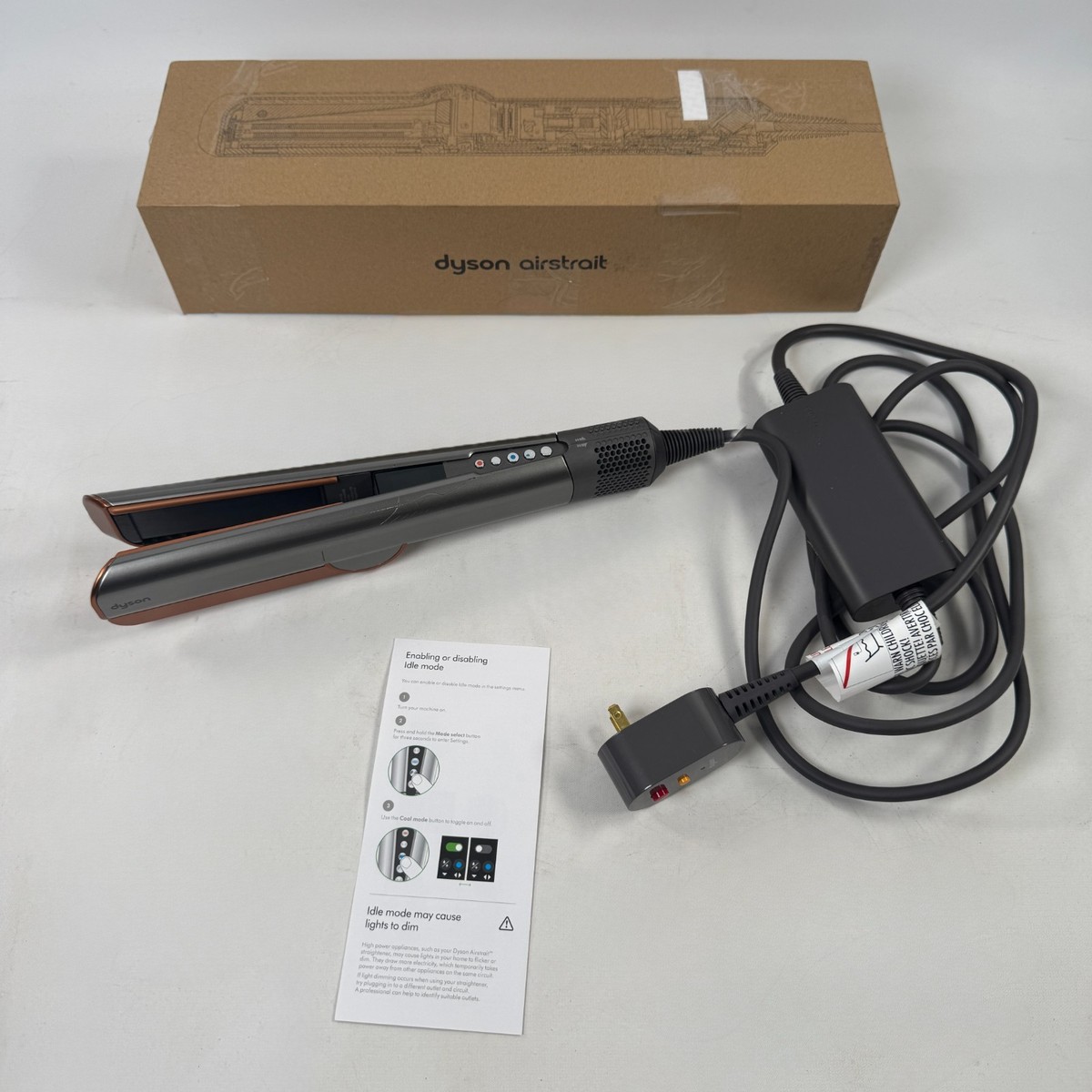 Dyson Airstrait Straightener Nickel / Copper | Air Straight Used