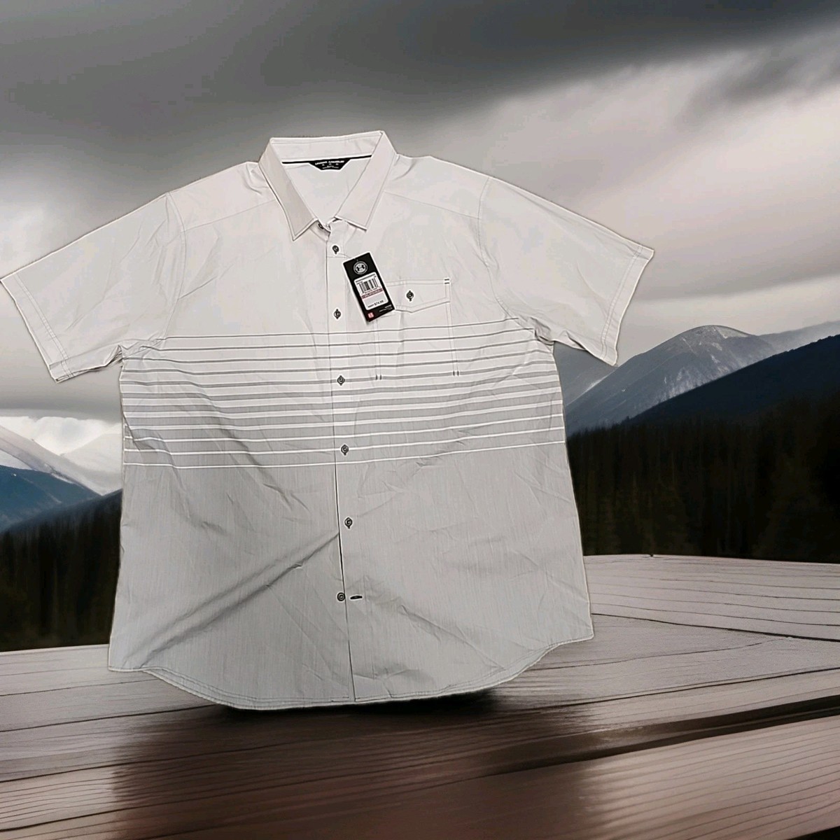 Under Armour Men's Backwater Short Sleeve Shirt, Size: XXXL, White Under Armour Men's Backwater Short Sleeve Shirt, Size: XXXL, White