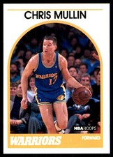 Chris Mullin 1989-90 Hoops #90 Warriors NBA READ FREE SHIPPING AutographDen