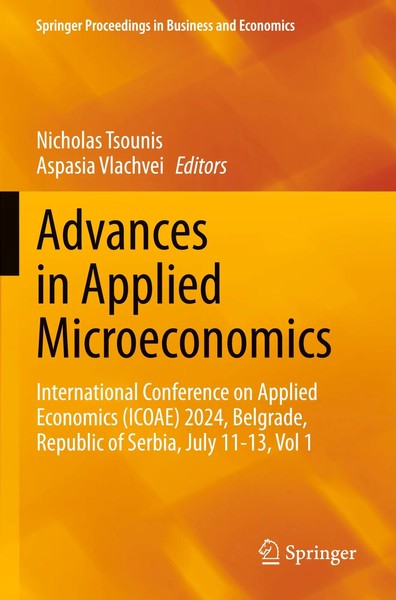 Nicholas Tsounis (U. A.) | Advances In Applied Microeconomics | Taschenbuch-image
