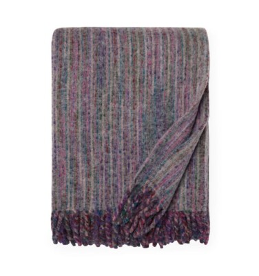 SFERRA COLORATO THROW ''PURPLE'' 51 X  74'' NEW