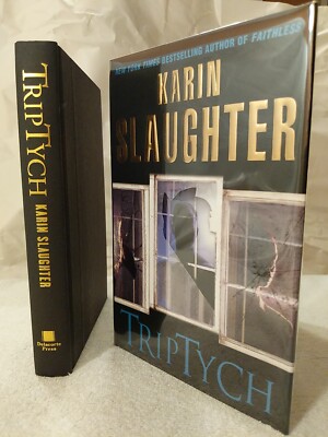  ️Signed TRIPTYCH by Karin Slaughter (2006) 1st/1st + Custom Mylar ~ Vry Gd!!!
