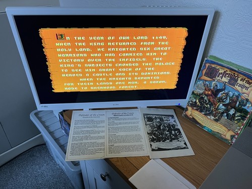 Defender of the Crown Commodore 64 Disk - Boxed Working -👽👾Retro Gift Idea👾👽 - Afbeelding 12 van 24