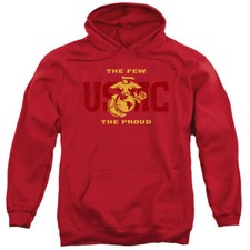 US MARINE CORPS SPLIT TAG Licensed Adult Hooded and Crewneck Sweatshirt SM-3XL