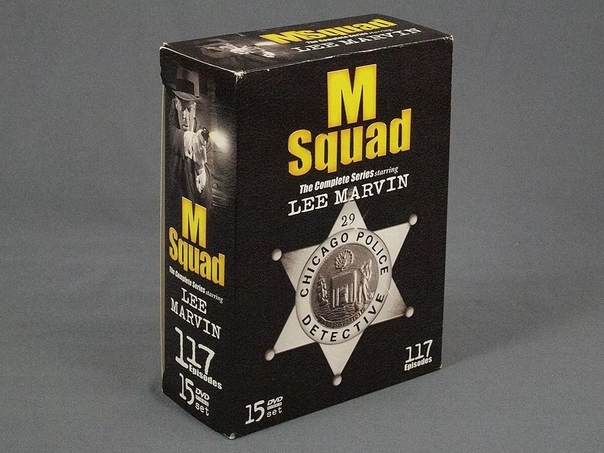 M Squad Complete Series 15 DVD Box Set 2008 Lee Marvin + Music CD