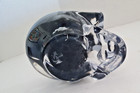 SKULL GLASS CANDLE HOLDERS Lot Of 2 Goth Decor HALLOWEEN Heavy 4" — photo 6