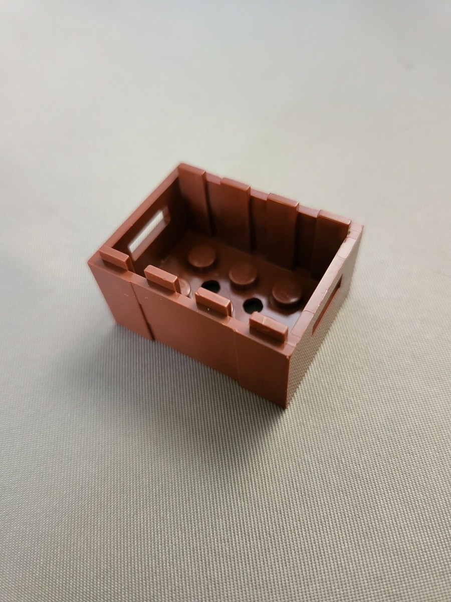 LEGO 4 X 6 Cargo Box -Reddish Brown- 33340 (2 Count bag) New! | eBay