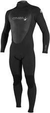 O'NEILL Men's 3/2 EPIC Back-Zip Wetsuit - BLK/BLK/BLK - Large - NWT