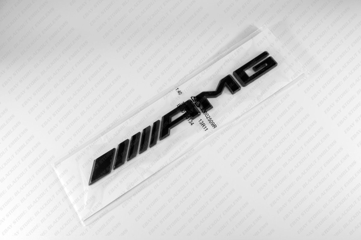 AEGVGLPLLZ Lettres 3D ABS Noir Brillant Pour Coffre Arrière De Voiture Mercedes G63 AMG W463 W464 G 63 V8 Biturbo Accessoires (G63