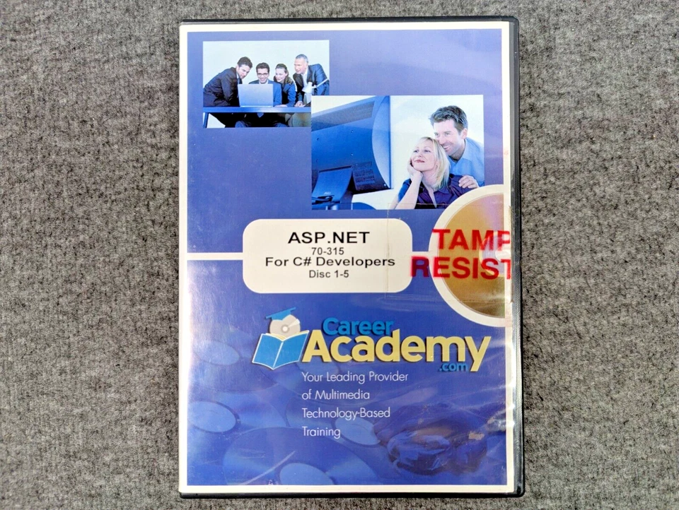 Career Academy Microsoft MSCE Training Software CD-ROM Lot Visual Studio C# SQL - Image 3 of 4