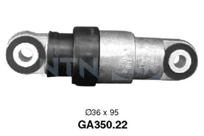 SNR GA350.22 Spannrolle, Keilrippenriemen für BMW