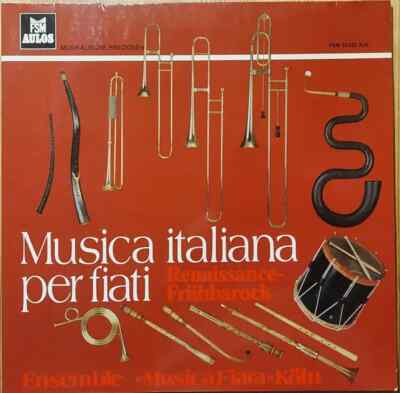 LP Monteverdi / Marenzio / Caimo / Gabrieli a.o. Musica Italiana Per Fiati (Ren