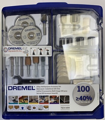 Dremel 723-100 Stück Mehrzweck Zubehör für Multitools 2615S723JA REF-R4B