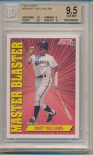 1991 Score Matt Williams (Master Blaster) (#689) BGS9.5 BGS