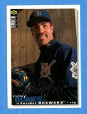 1995 Collector's Choice Silver Signature #185 Ricky Bones Brewers