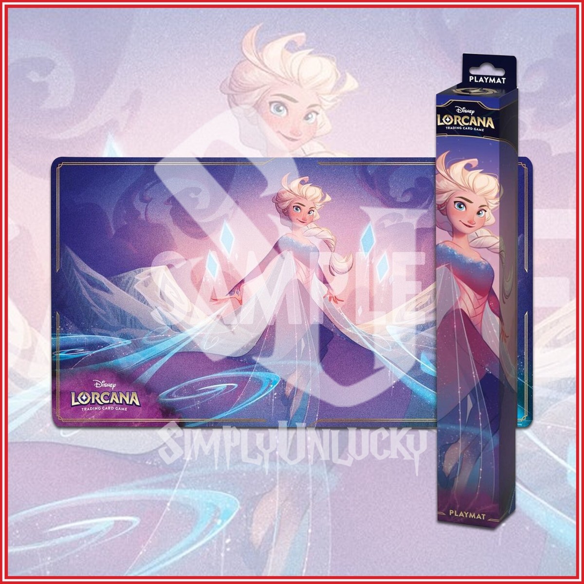 Disney Lorcana TCG: Elsa Frozen Playmat Official Ravensburger