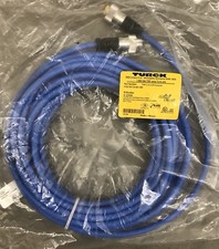 TURCK P-RSV RKV 56-964-10M STRAIGHT MALE FEMALE 7/8" MINIFAST CONNECTOR CABLE