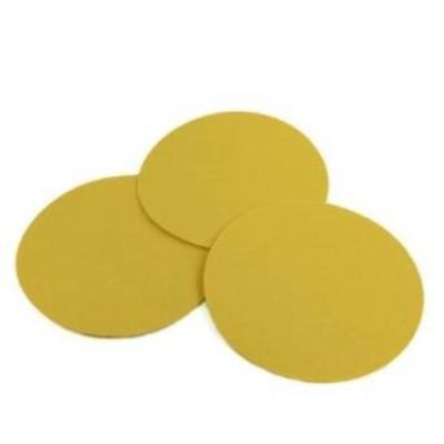 5 Inch 400 Grit Gold Hook and Loop Sanding Discs, 50 Pack