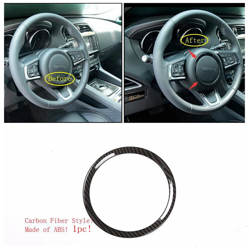 Accessories Glass Lift Button / AC Trim For Jaguar E-pace 2018-2025 Carbon Fiber - Image 4 of 4