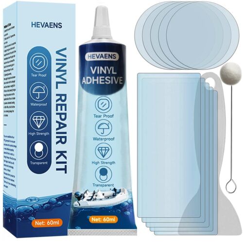Air Mattress Patch Kit, Waterproof TPU Pool Liner Patch Repair Kit, Inflatabl...