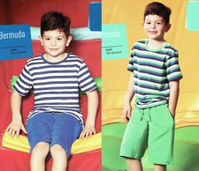 Jungen Bermuda Short Shorts Kinder 100% Baumw...