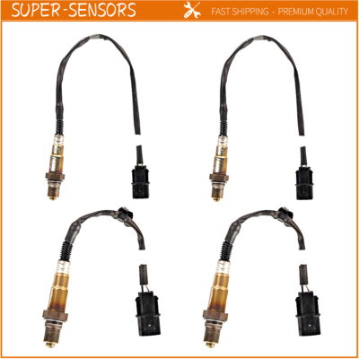 4pcs Up+Downstream Oxygen Sensor O2 For 2012-2016 Hyundai Equus Genesis 5.0L V8