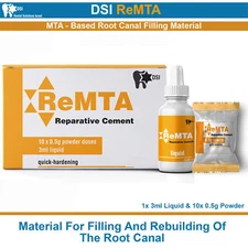 Re MTA Fast Set Endodontic Root Canal Repair Filling Material 10x 0.5g & 3ml