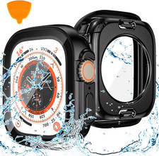 2 in 1 Waterproof Case for Apple Watch Ultra Ultra 2 2024 Screen Protector 49Mm