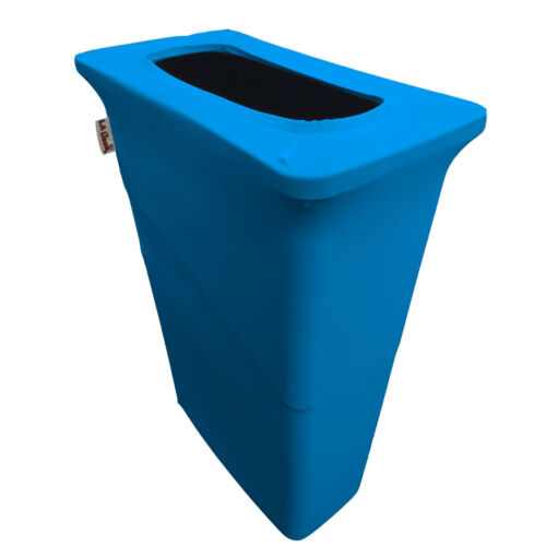 LA Linen Stretch Spandex Trash Can cover for Slim Jim 23-Gallon. Made in USA - Picture 21 of 23