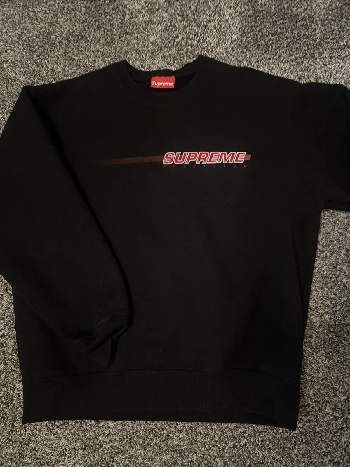 SWEATSHIRT SUPREME NEW YORK CITY POIDS LOURD LETTRAGE VELOURS TAILLE GRAND