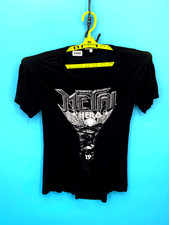 VTG Charlotte Russe Rock Shirt Size Extra Small Black USA Made Rock Metal 1984