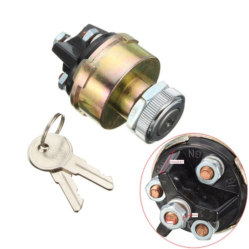 Universal Ignition Switch Lock Controls + 2 Keys KS6180 US14 UN148