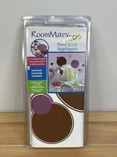 RoomMates Peel & Stick Appliqués Purple Brown Circles