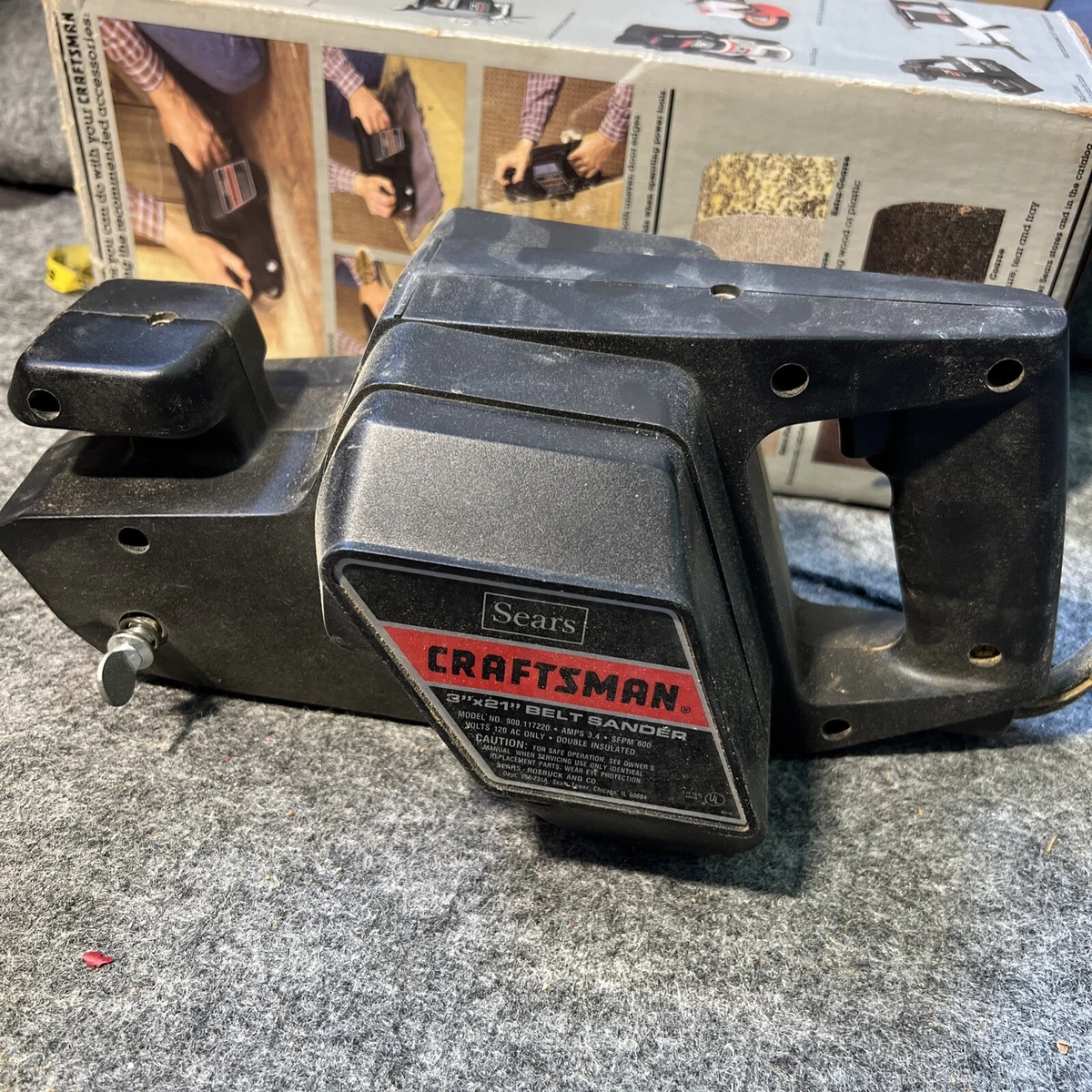 Vintage belt clearance sander