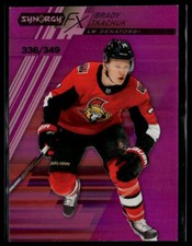 2020-21 Upper Deck Synergy #FX-33 Brady Tkachuk Synergy FX Purple #/349