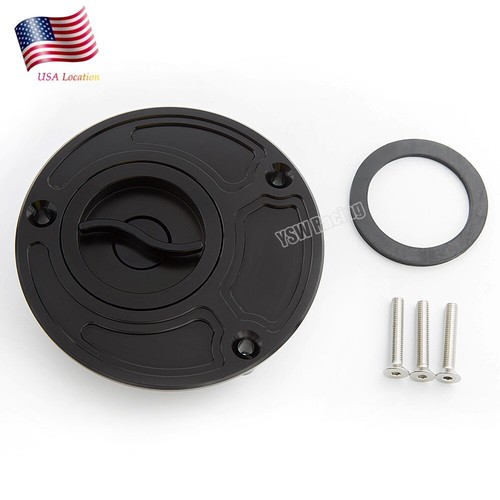 For Honda CBR600RR 2003-2015 2009 2012 CNC Gas Cap Tank Fuel Cover Oil Aluminum - Picture 16 of 18