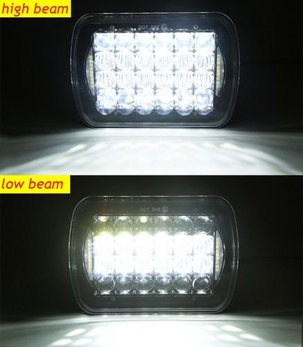 for Chevrolet 82-93 S10 Blazer For GMC S15 7X6" LED Projector Headlight Hi/Lo - Picture 8 of 11