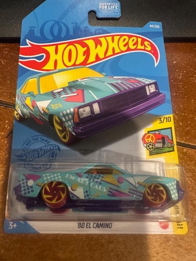 2021 Hot Wheels HW Art Cars '80 El Camino #44 Teal