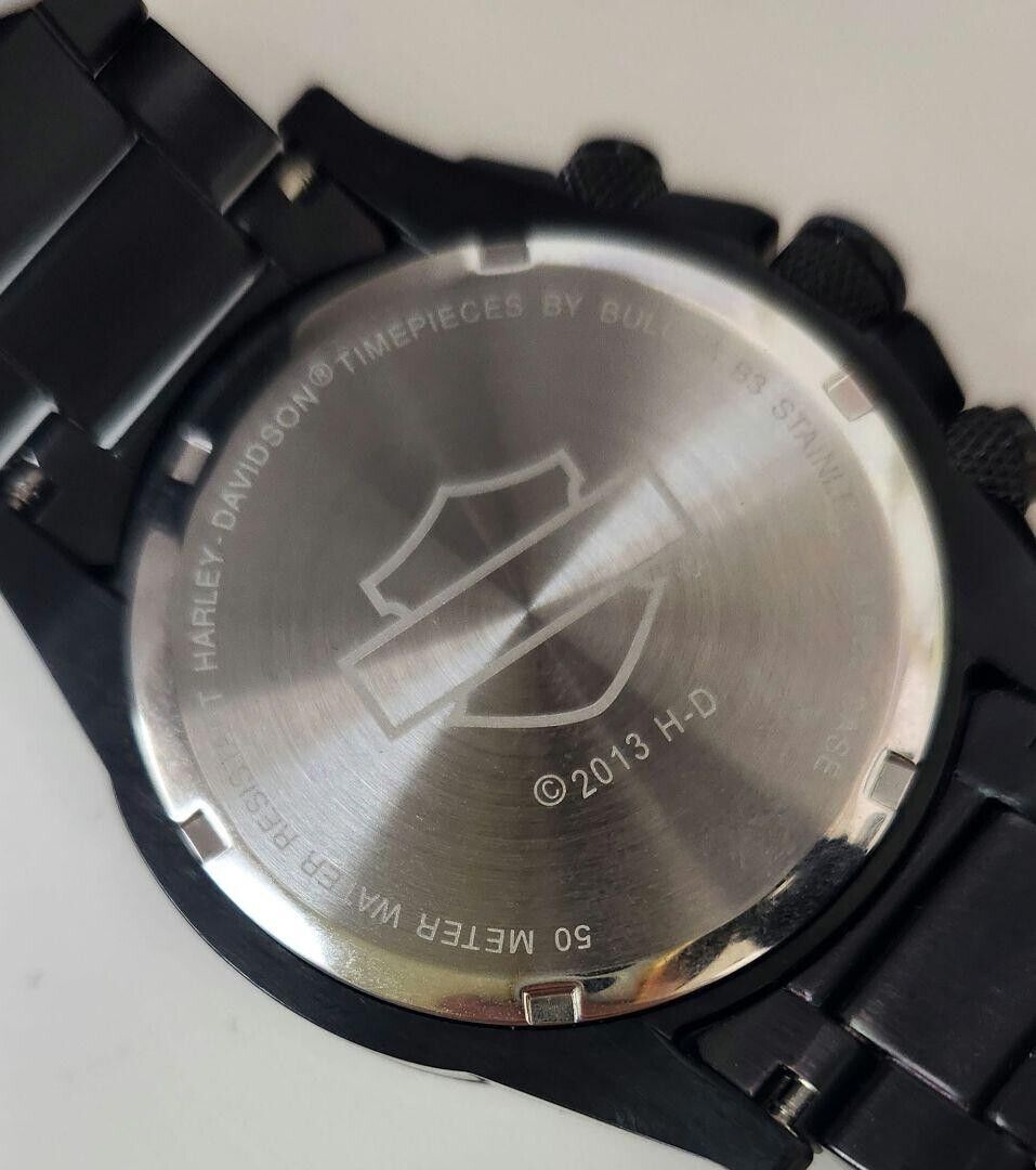 BULOVA 78B127 Harley Davidson Chronograph Quartz Men's Watch BULOVA 78B127 Harley Davidson Chronograph Quartz Men's Watch
