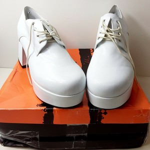 white disco shoes