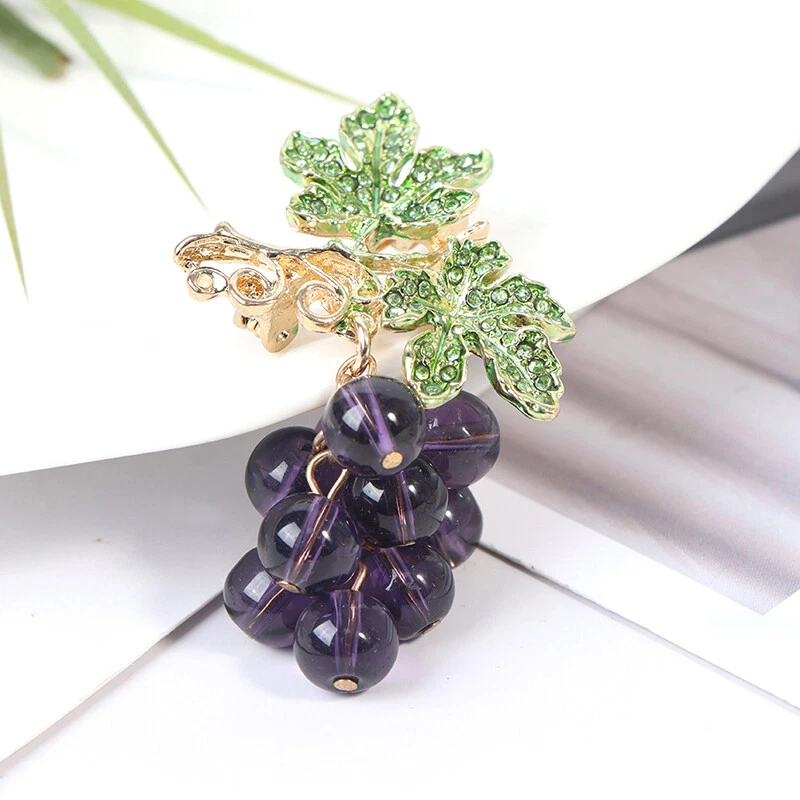 Grape brooch deals