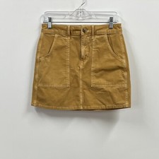 American Eagle Skirt Women  s Size 4 Hi-Rise A-Line Corduroy Super Stretch