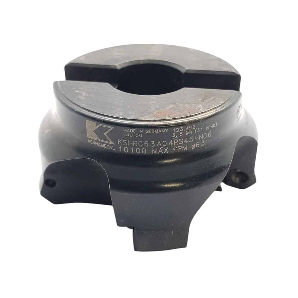 Kennametal 63mm Gesicht Mühle Schneider KSHR063A04RS45HN06 Dodeka Mini 45° - Bild 3 von 3