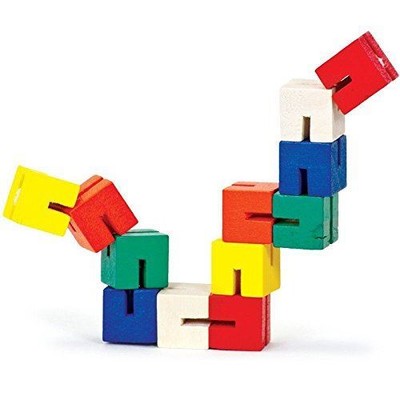 Kids Fidget Fiddle Twist and Lock Wooden Blocks Mini Puzzle Twisty Sensory Toy | eBay